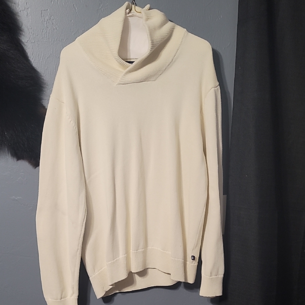 Chic Cream Turtleneck Sweater